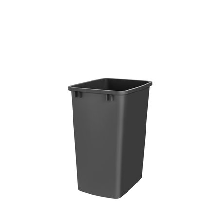 REV-A-SHELF Trash Can, Black, Plastic RV-35-18-52